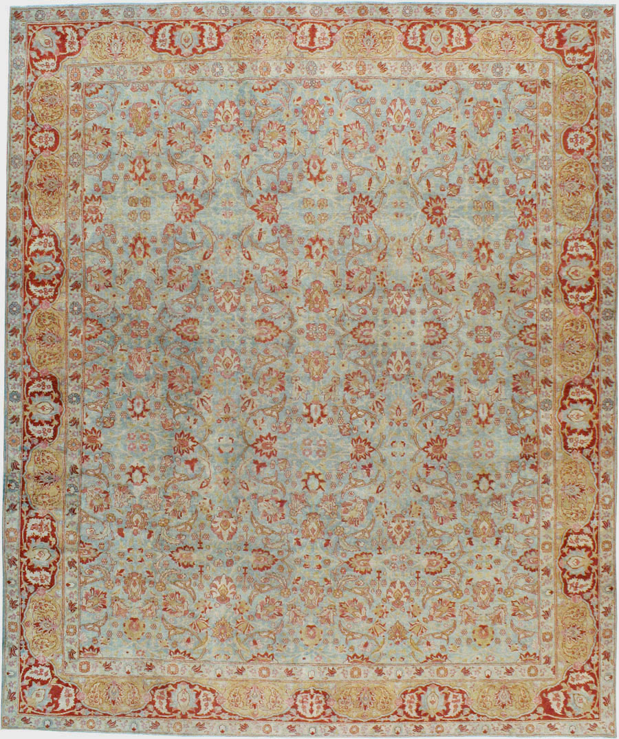 Antique Persian Tabriz Carpet, No.22416 - Galerie Shabab