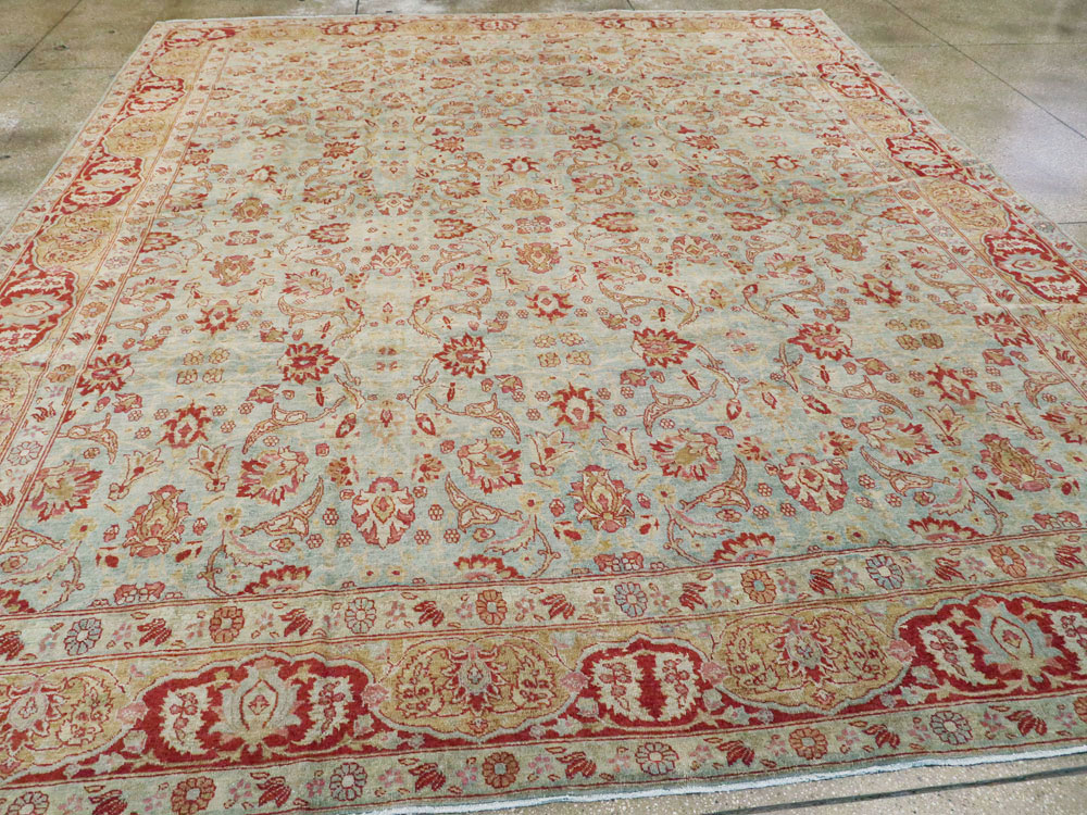 Antique Persian Tabriz Carpet, No.22416 - Galerie Shabab