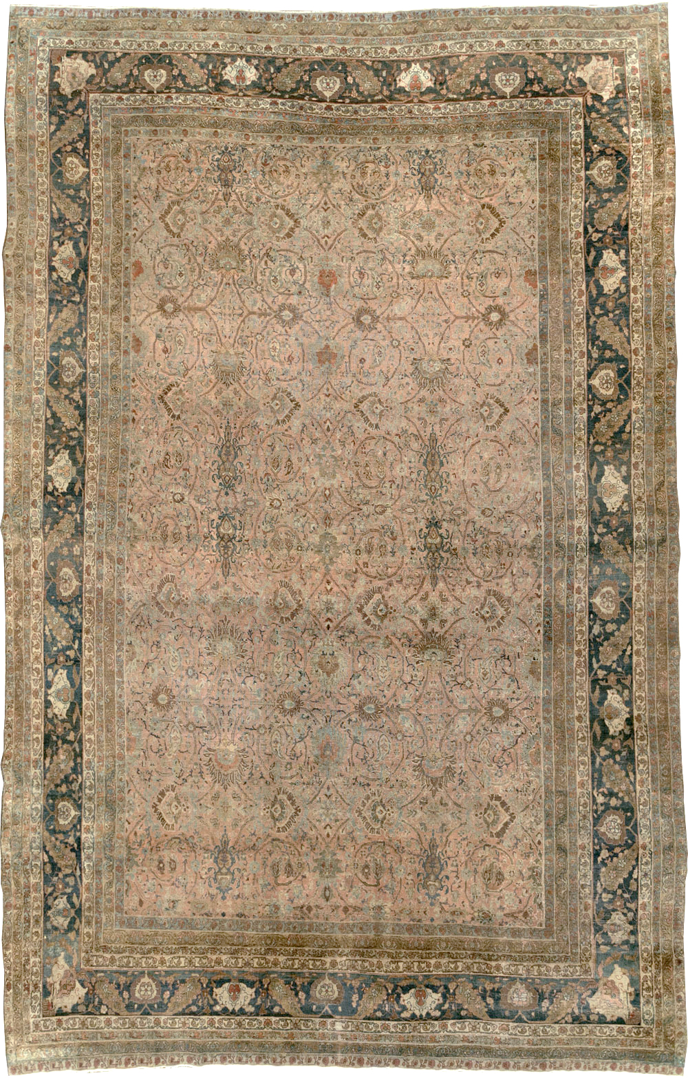 Antique Persian Bidjar Oversize Carpet, No.22418 - Galerie Shabab