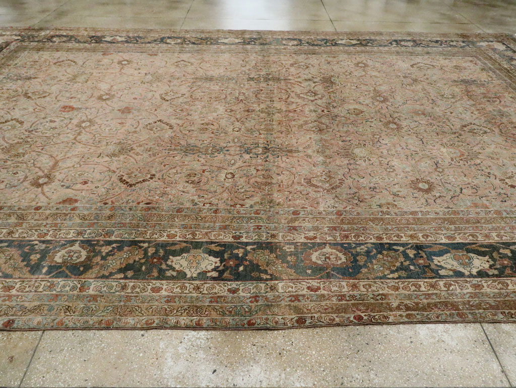 Antique Persian Bidjar Oversize Carpet, No.22418 - Galerie Shabab