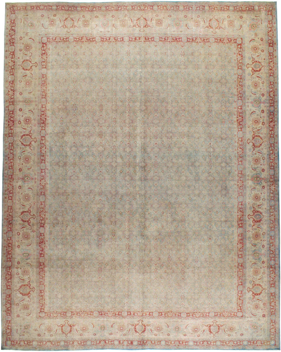 Antique Persian Tabriz Carpet, No.22419 - Galerie Shabab