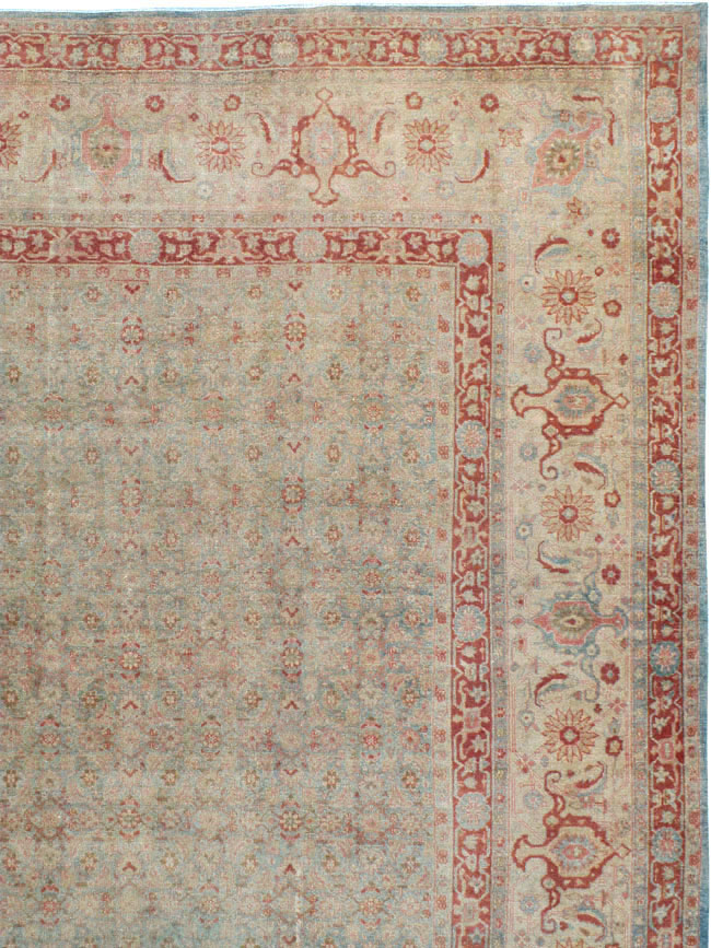 Antique Persian Tabriz Carpet, No.22419 - Galerie Shabab