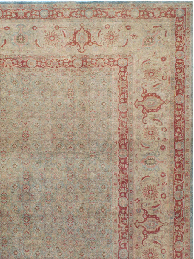 Antique Persian Tabriz Carpet, No.22419 - Galerie Shabab