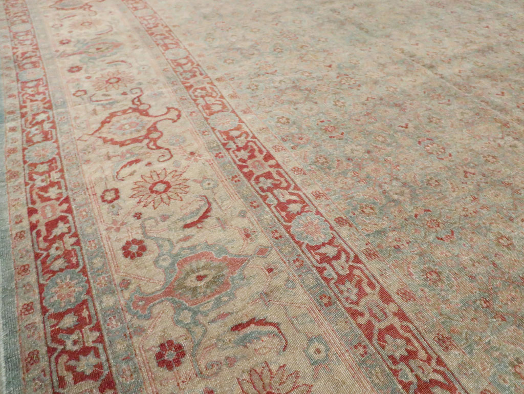 Antique Persian Tabriz Carpet, No.22419 - Galerie Shabab