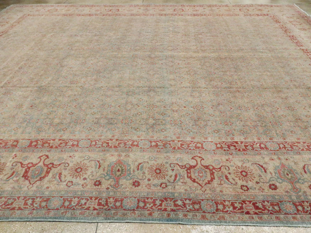 Antique Persian Tabriz Carpet, No.22419 - Galerie Shabab