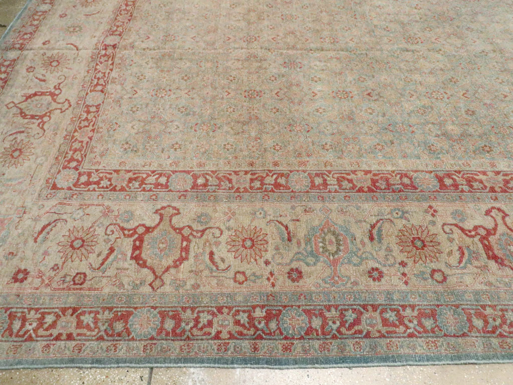 Antique Persian Tabriz Carpet, No.22419 - Galerie Shabab
