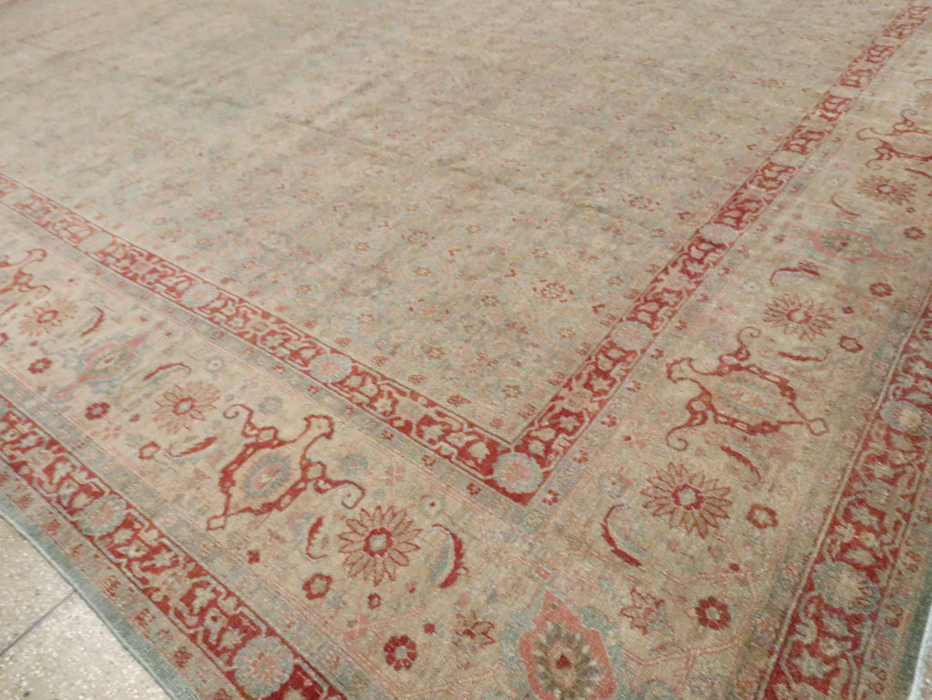 Antique Persian Tabriz Carpet, No.22419 - Galerie Shabab