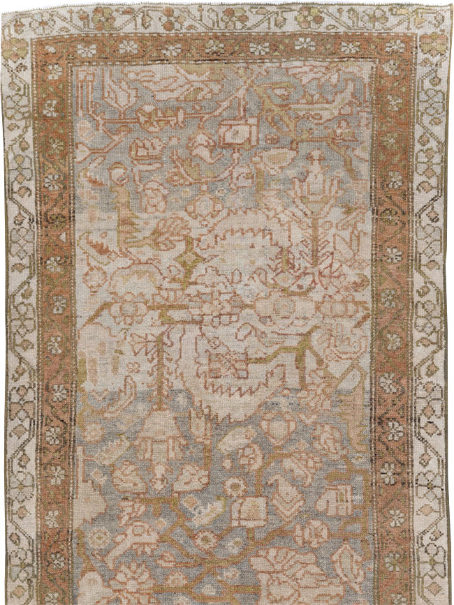 Vintage Persian Malayer Runner, No.22420 - Galerie Shabab