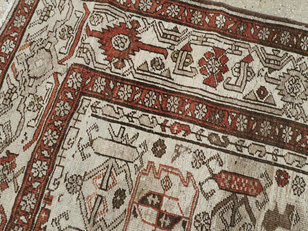 Antique Persian Kurd Bidjar Rug, No.22423 - Galerie Shabab