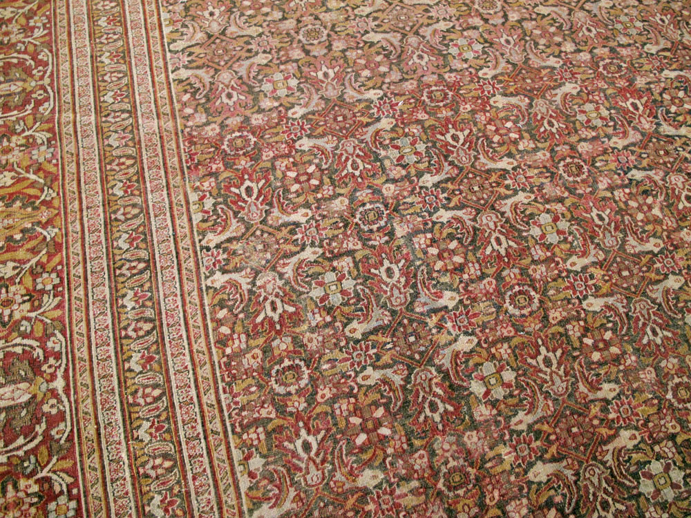 Antique Persian Khorassan Carpet, No.22424 - Galerie Shabab