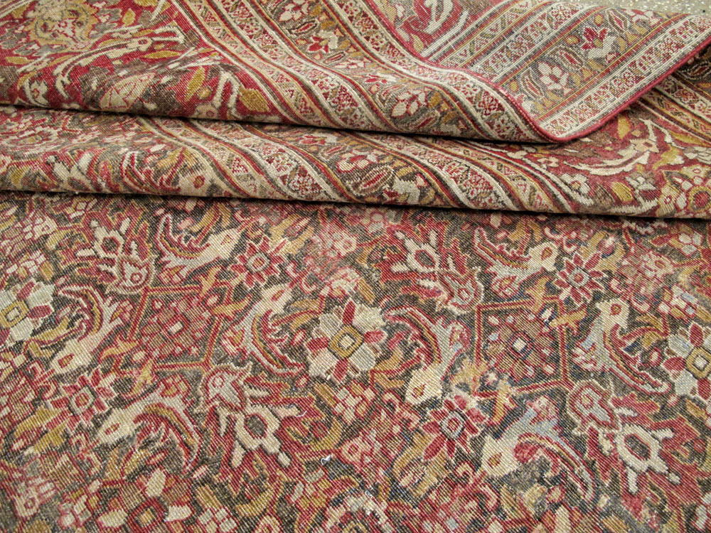 Antique Persian Khorassan Carpet, No.22424 - Galerie Shabab