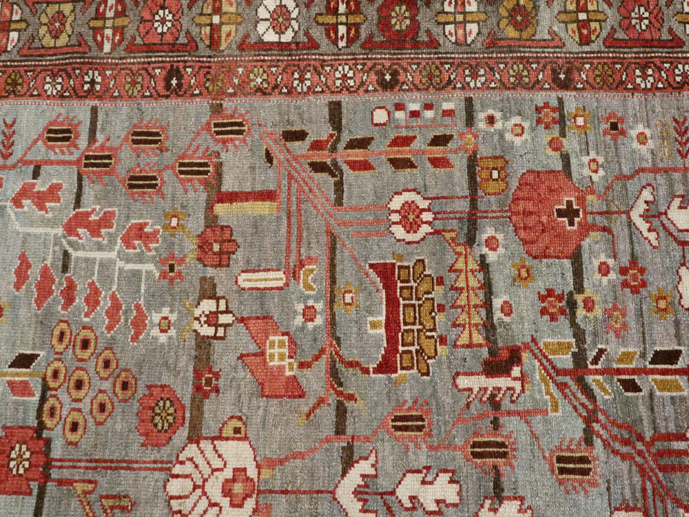 Antique Persian Bakhtiari Carpet, No.22425 - Galerie Shabab
