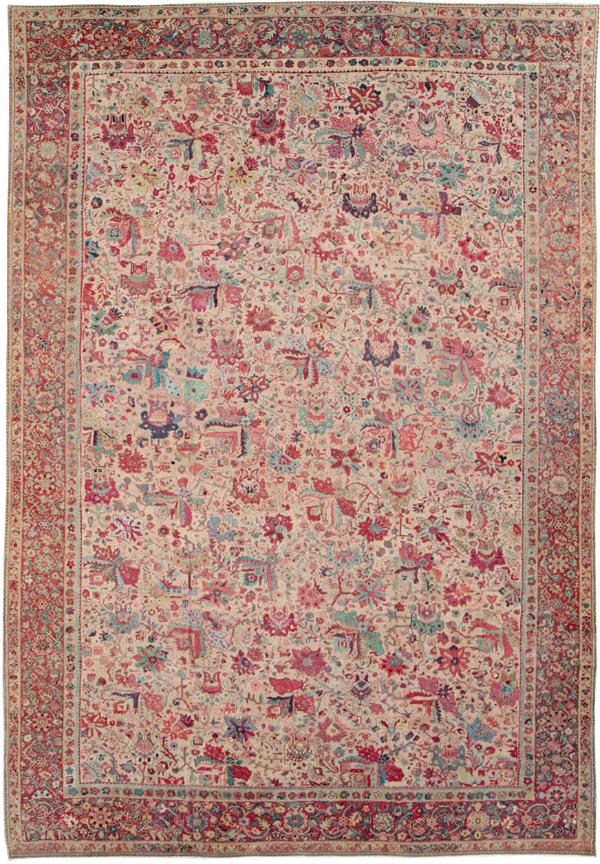 Antique Persia Mahal Carpet, No.22426 - Galerie Shabab