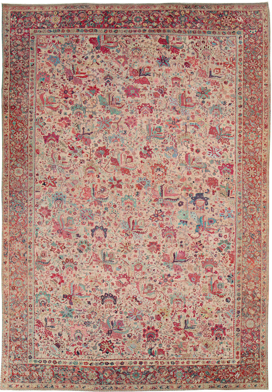 Antique Persia Mahal Carpet, No.22426 - Galerie Shabab