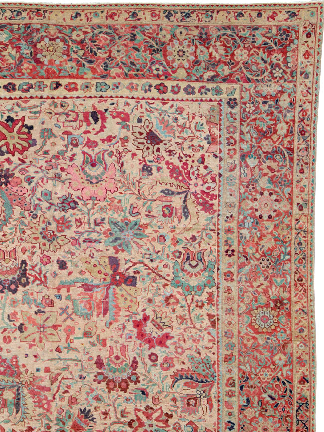 Antique Persia Mahal Carpet, No.22426 - Galerie Shabab