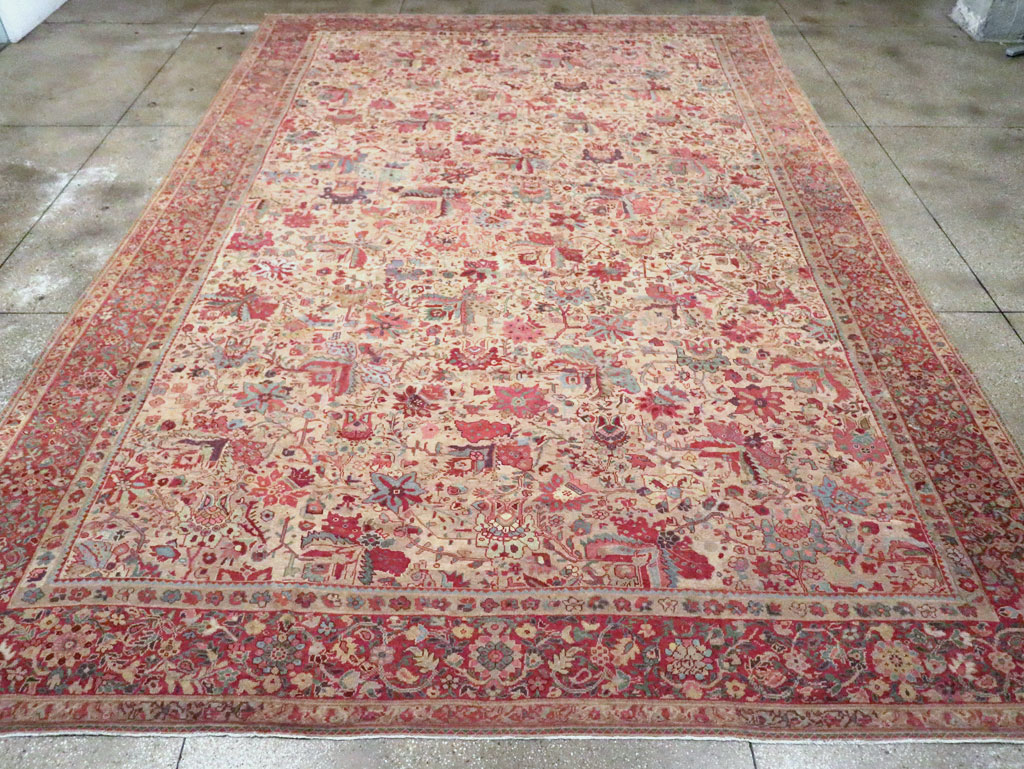 Antique Persia Mahal Carpet, No.22426 - Galerie Shabab