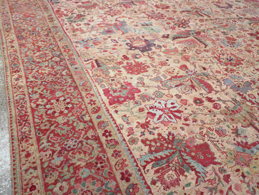 Antique Persia Mahal Carpet, No.22426 - Galerie Shabab