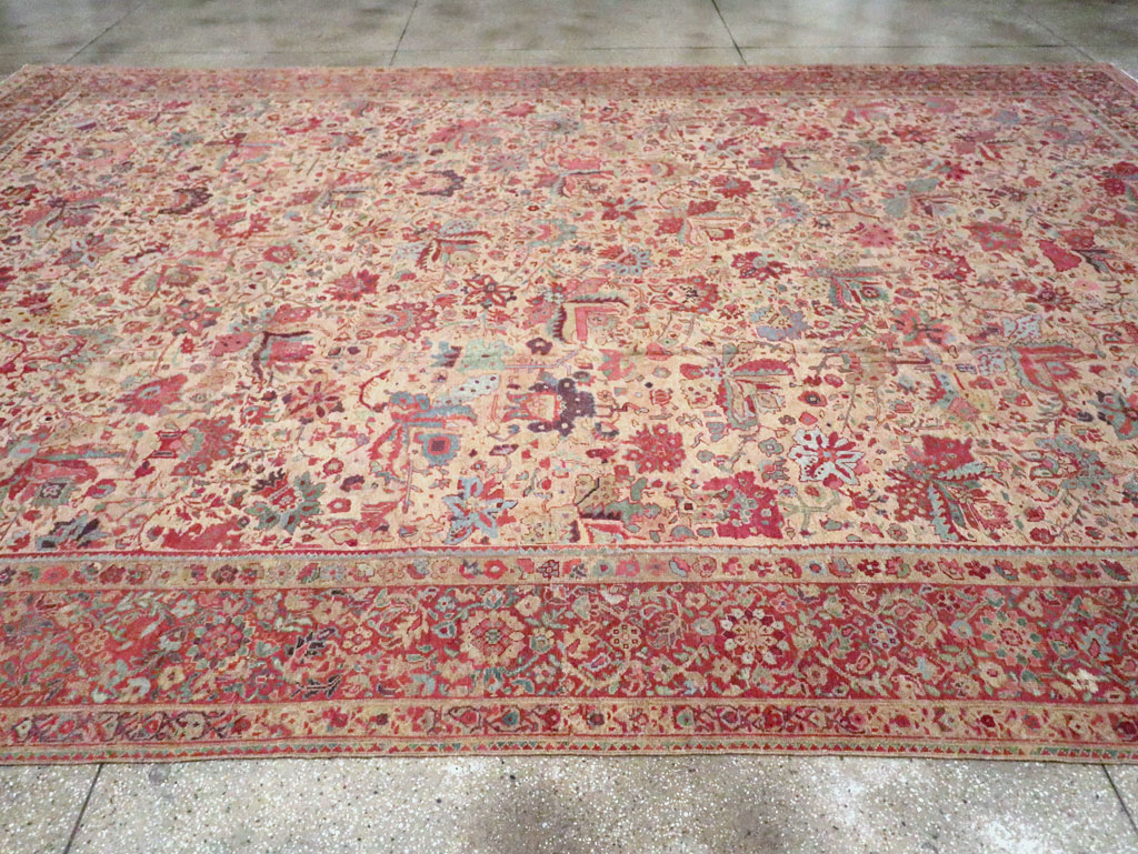 Antique Persia Mahal Carpet, No.22426 - Galerie Shabab