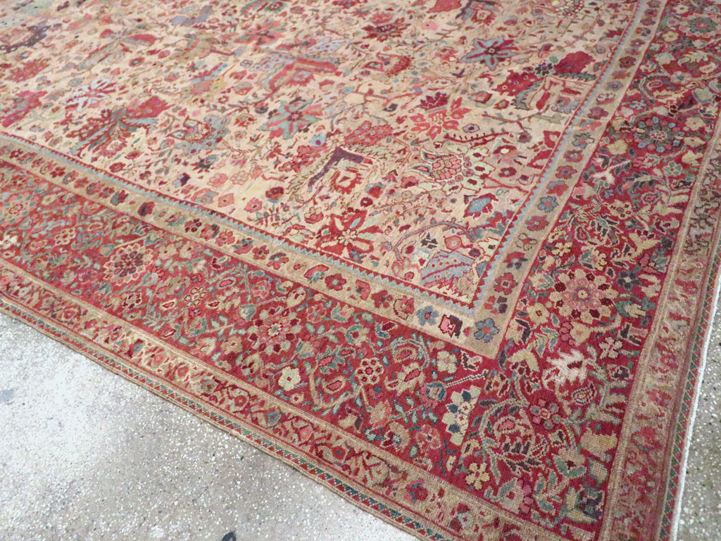 Antique Persia Mahal Carpet, No.22426 - Galerie Shabab