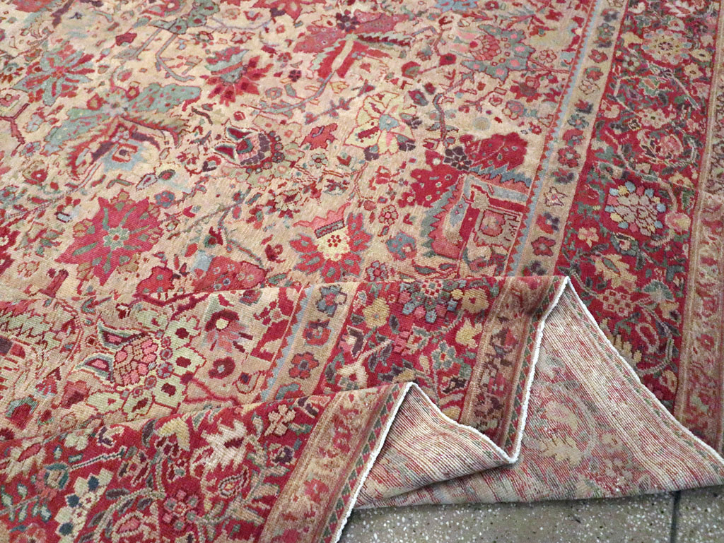 Antique Persia Mahal Carpet, No.22426 - Galerie Shabab