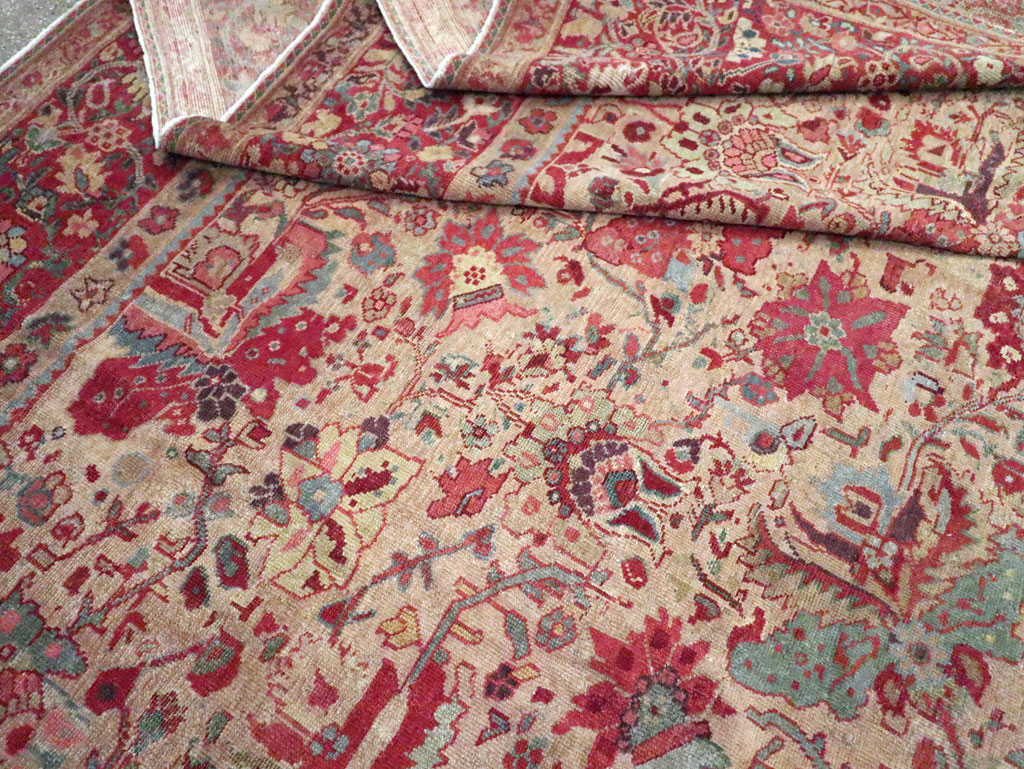 Antique Persia Mahal Carpet, No.22426 - Galerie Shabab