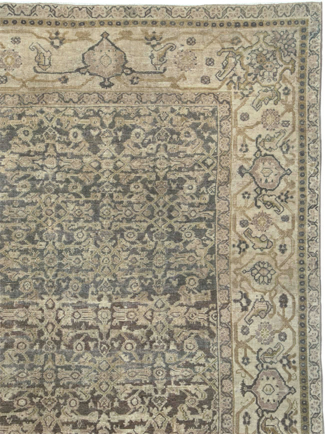 Antique Persian Mahal Carpet, No.22427 - Galerie Shabab