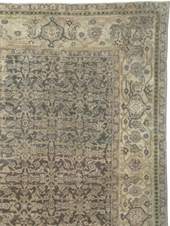Antique Persian Mahal Carpet, No.22427 - Galerie Shabab