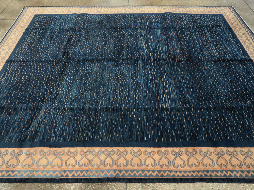 Vintage Chinese Art Deco Rug, No.22428 - Galerie Shabab