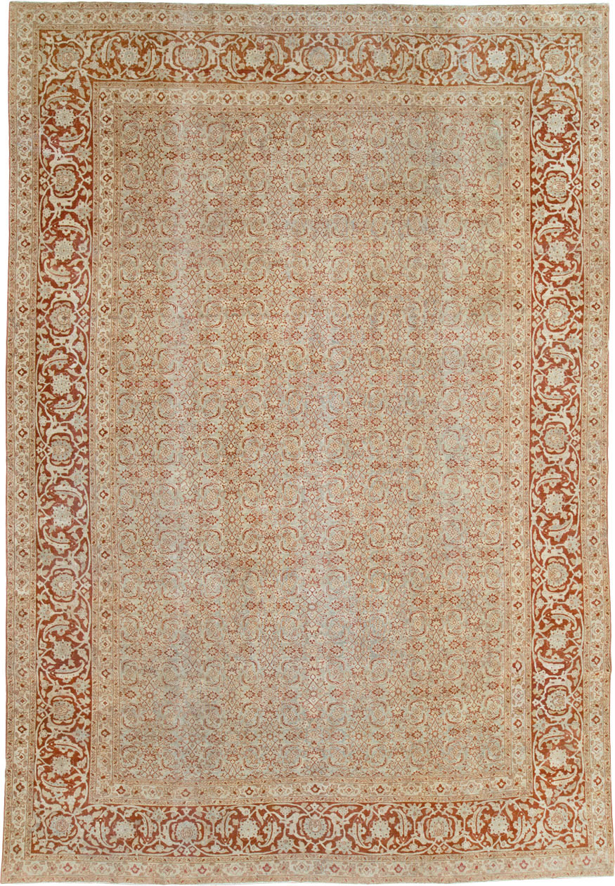 Antique Persian Tabriz Carpet, No.22429 - Galerie Shabab