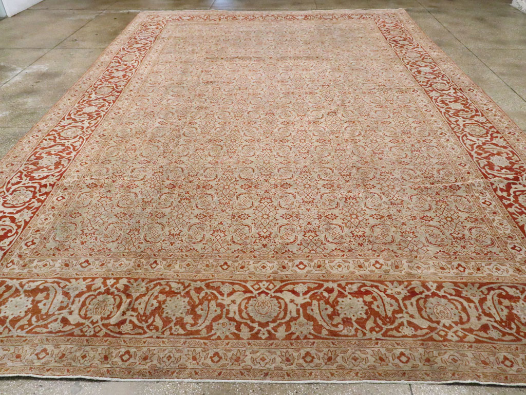 Antique Persian Tabriz Carpet, No.22429 - Galerie Shabab