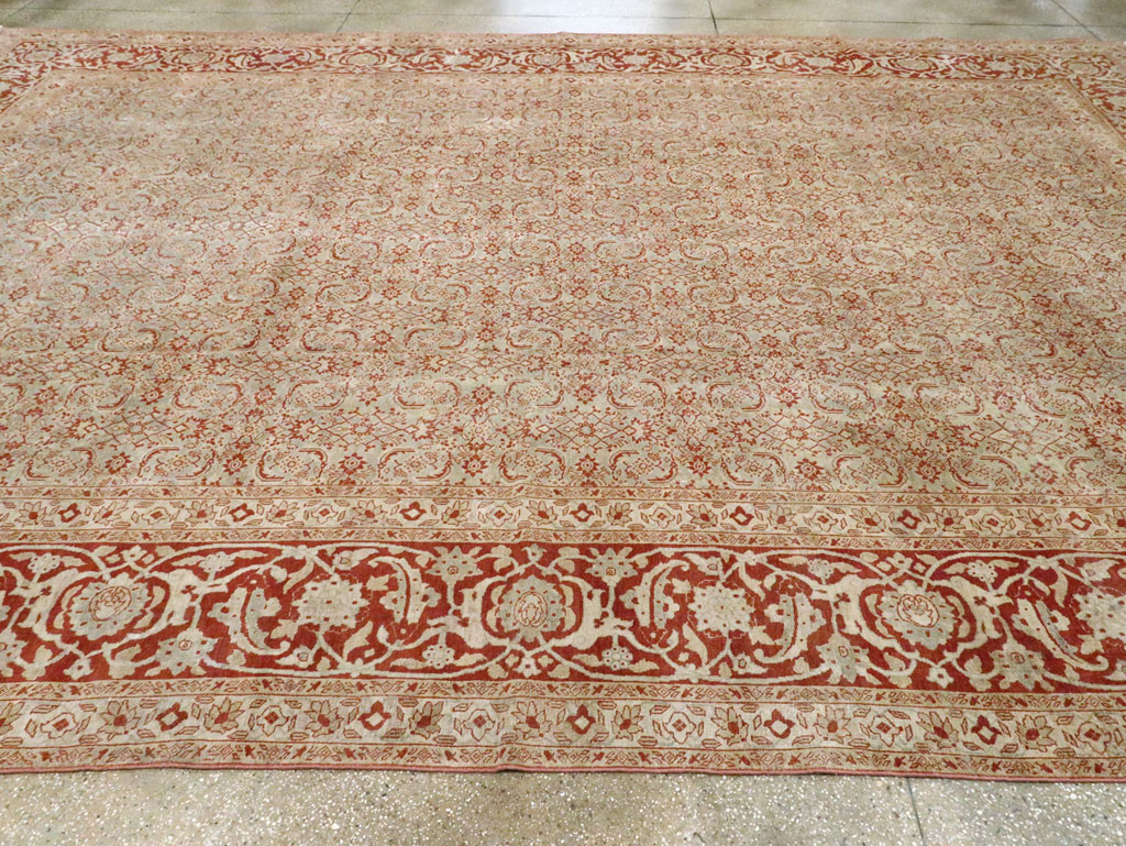 Antique Persian Tabriz Carpet, No.22429 - Galerie Shabab