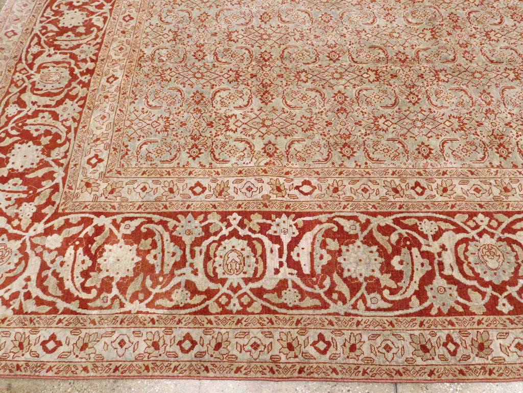 Antique Persian Tabriz Carpet, No.22429 - Galerie Shabab