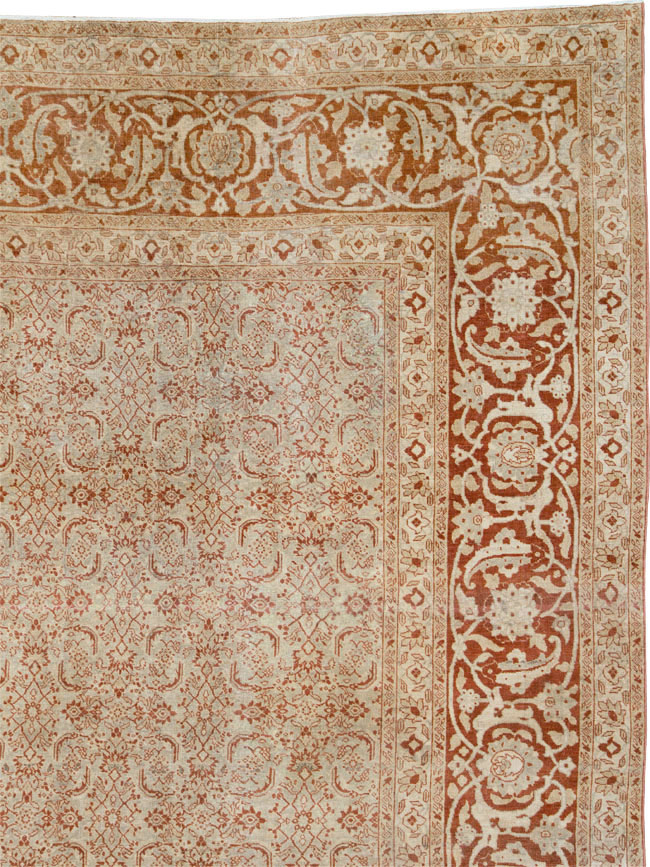 Antique Persian Tabriz Carpet, No.22429 - Galerie Shabab