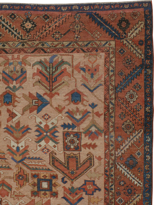 Antique Heriz Square Carpet, No.22432 - Galerie Shabab
