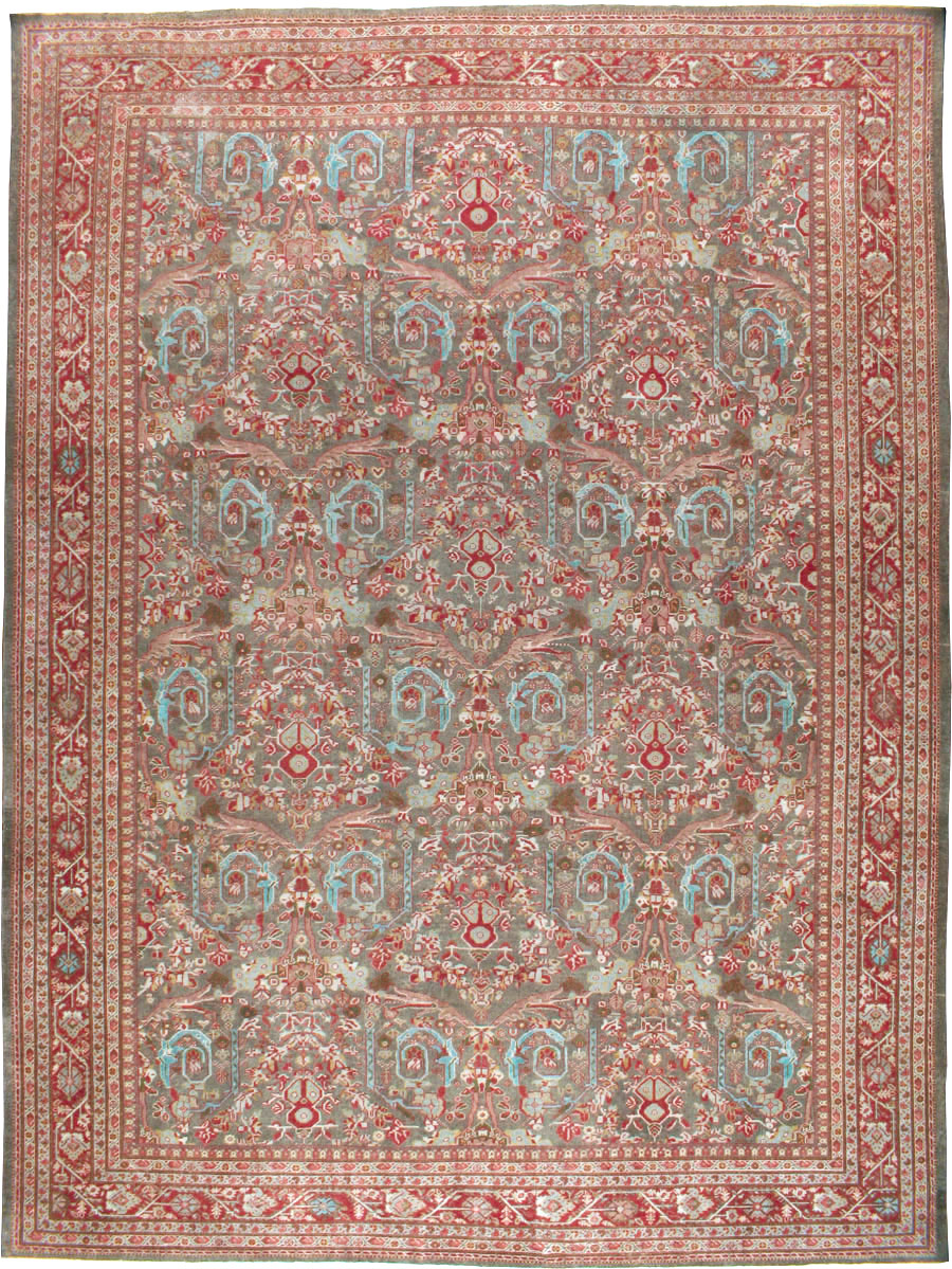 Antique Persian Mahal Carpet, No.22436 - Galerie Shabab