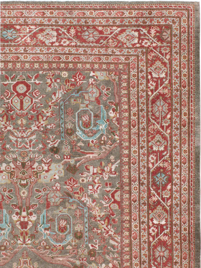 Antique Persian Mahal Carpet, No.22436 - Galerie Shabab