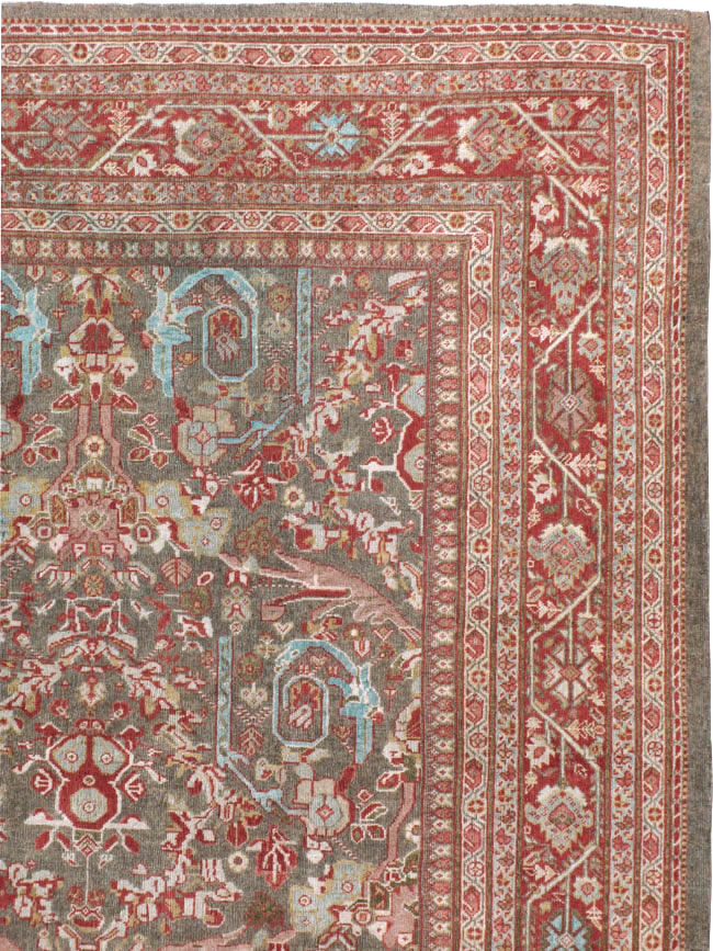 Antique Persian Mahal Carpet, No.22436 - Galerie Shabab