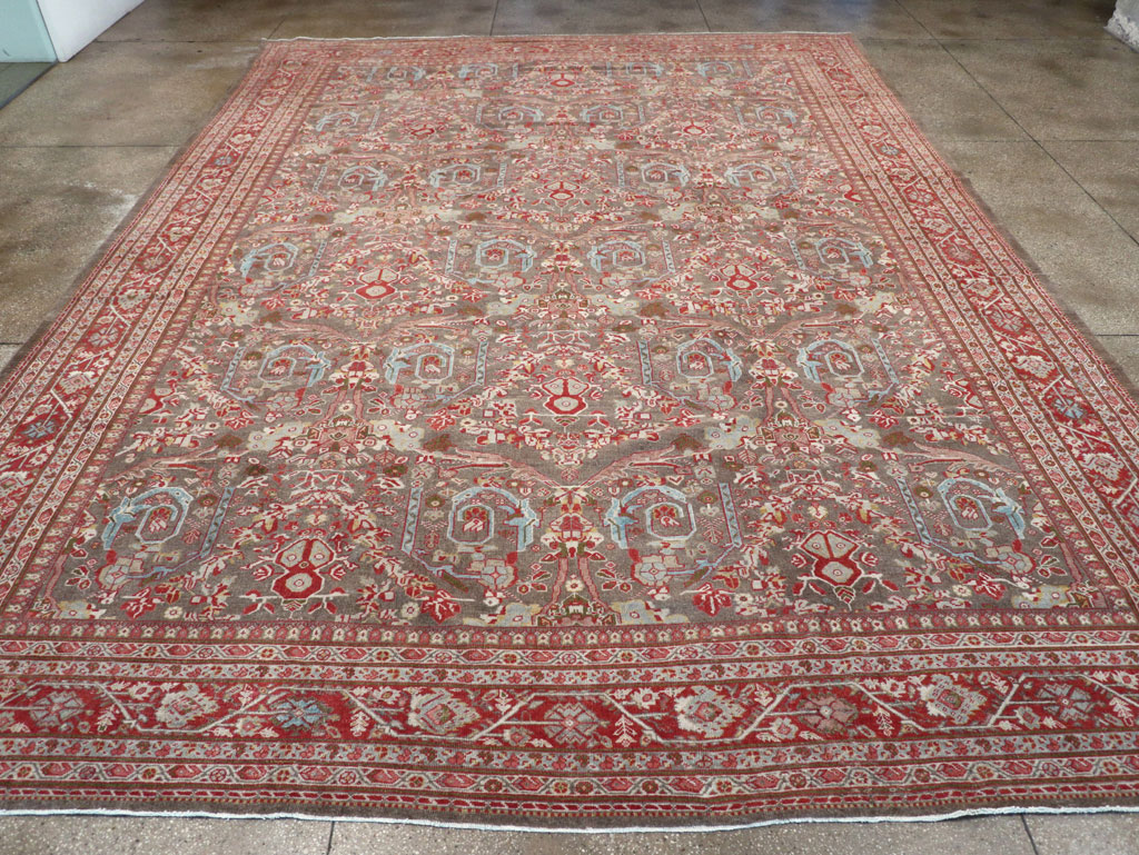Antique Persian Mahal Carpet, No.22436 - Galerie Shabab