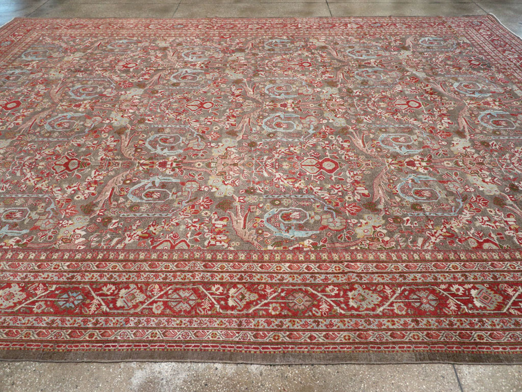 Antique Persian Mahal Carpet, No.22436 - Galerie Shabab
