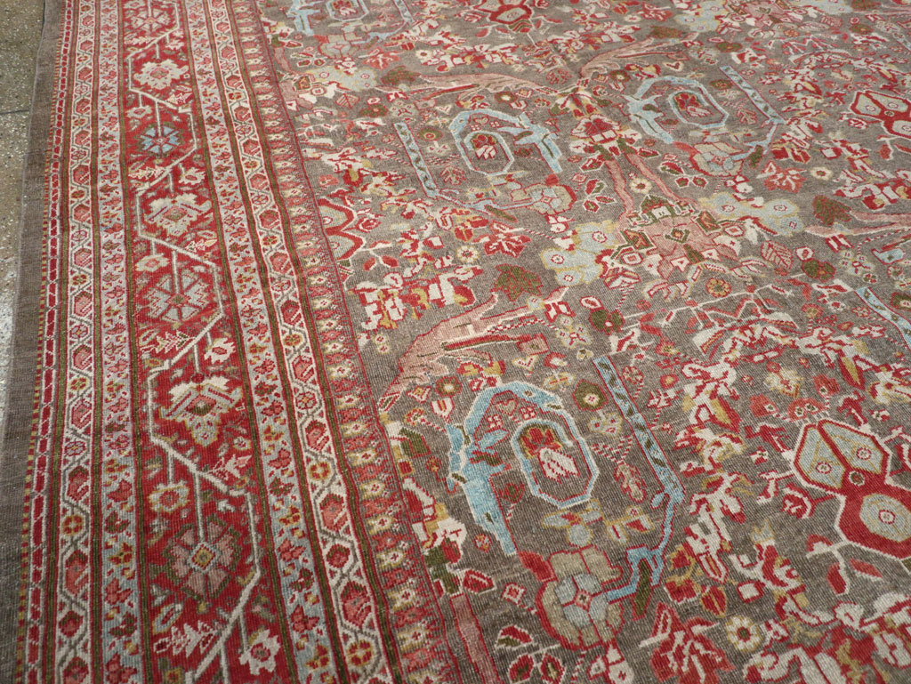 Antique Persian Mahal Carpet, No.22436 - Galerie Shabab