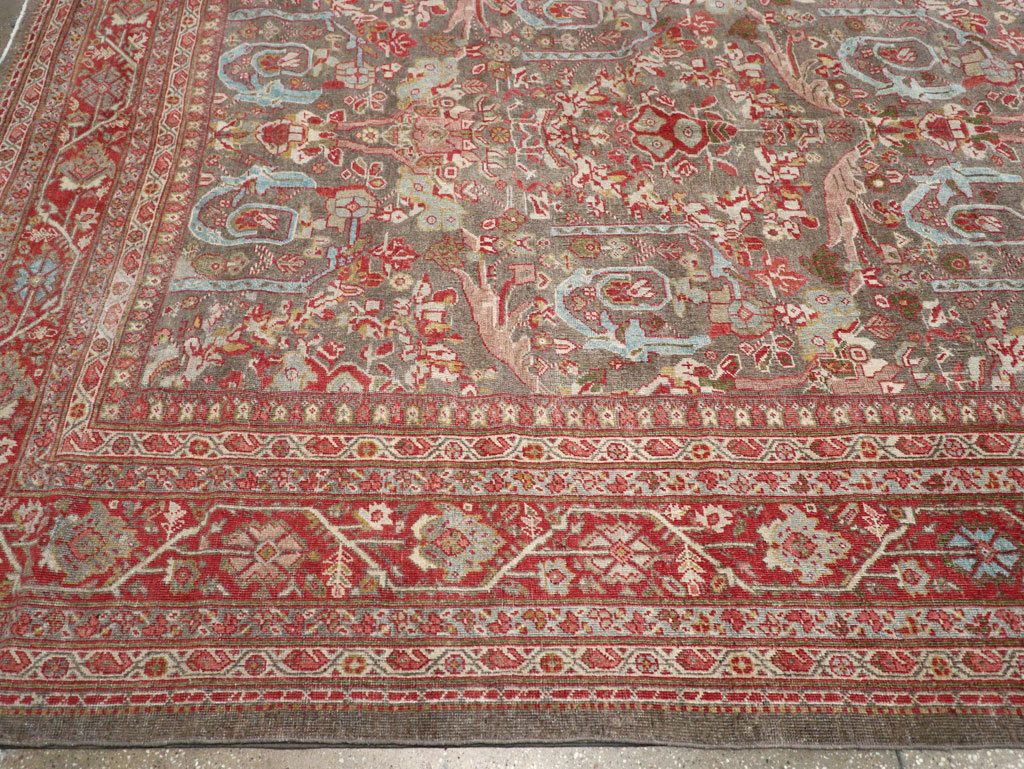 Antique Persian Mahal Carpet, No.22436 - Galerie Shabab