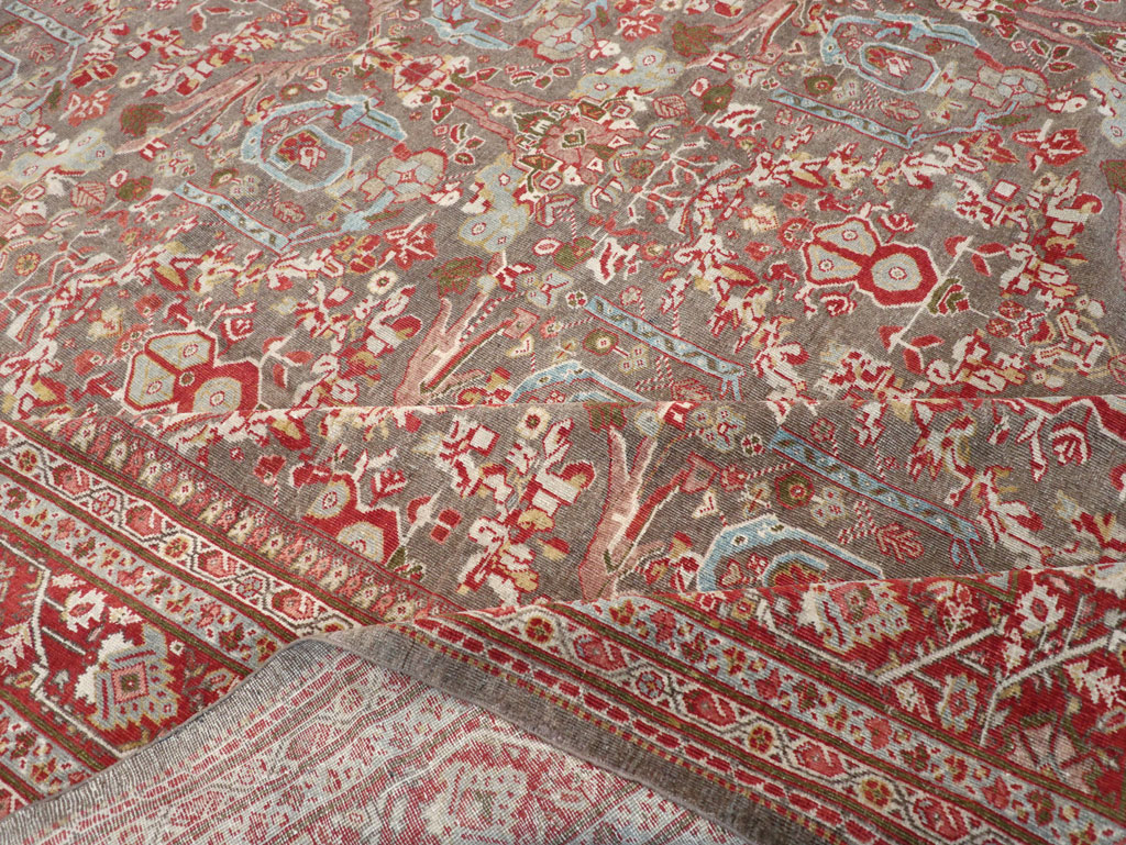 Antique Persian Mahal Carpet, No.22436 - Galerie Shabab