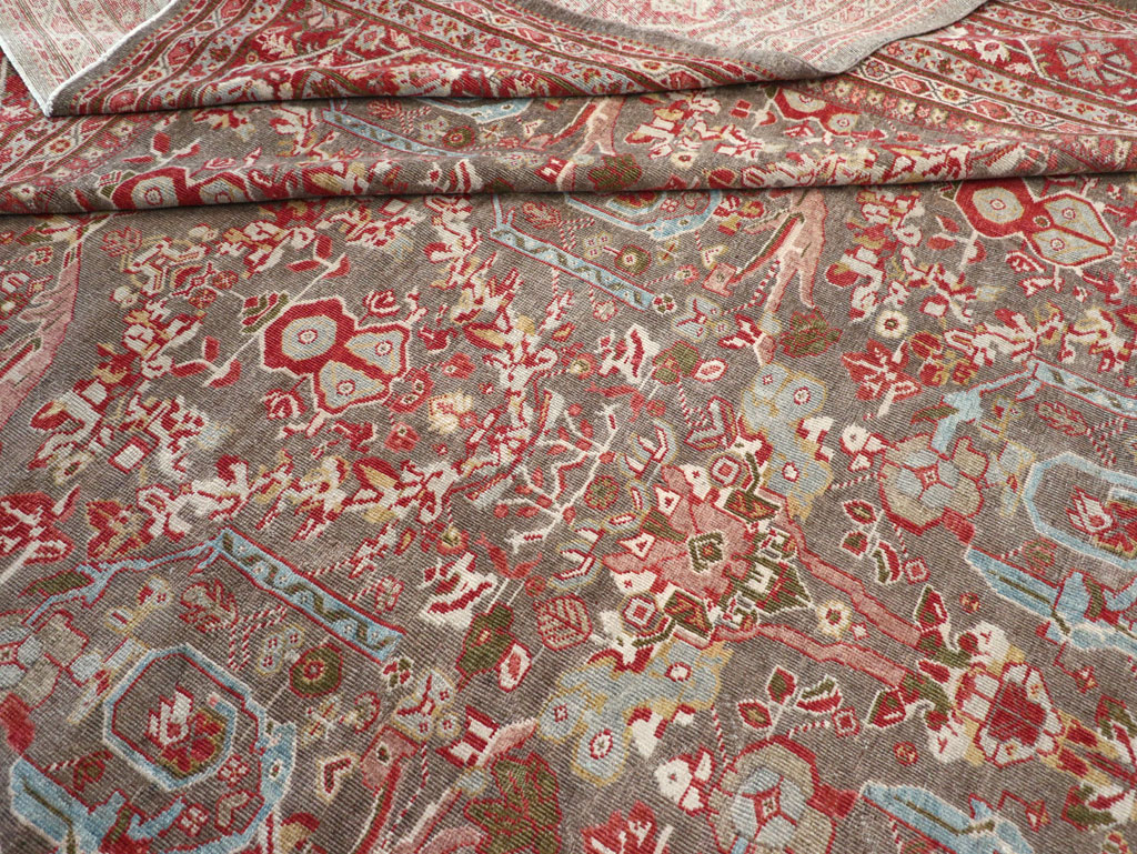 Antique Persian Mahal Carpet, No.22436 - Galerie Shabab