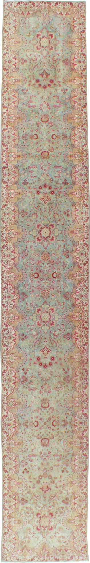 Vintage Persian Lavar Kerman Runner, No.22437 - Galerie Shabab