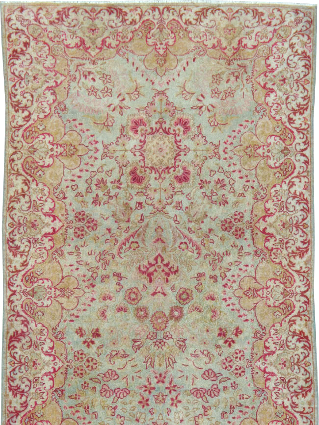 Vintage Persian Lavar Kerman Runner, No.22437 - Galerie Shabab