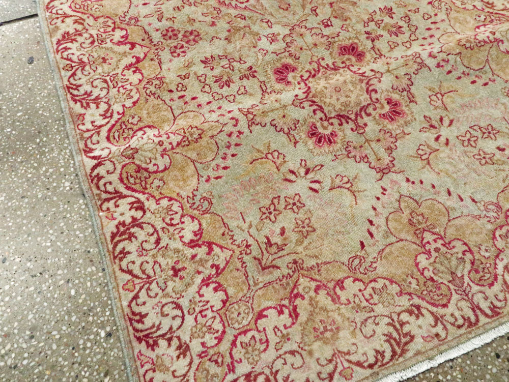 Vintage Persian Lavar Kerman Runner, No.22437 - Galerie Shabab