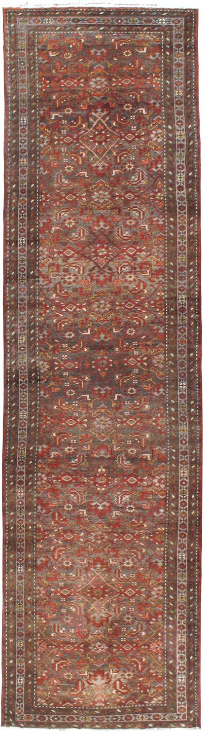 Vintage Persian Malayer Runner, No.22450 - Galerie Shabab
