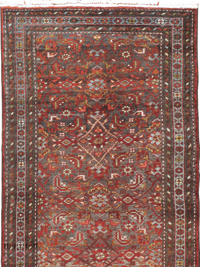 Vintage Persian Malayer Runner, No.22450 - Galerie Shabab