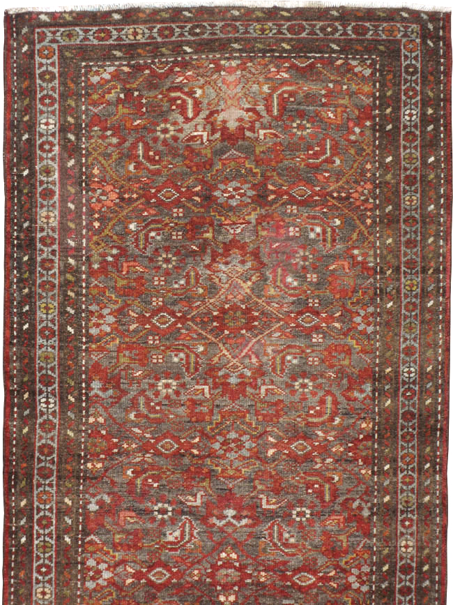 Vintage Persian Malayer Runner, No.22450 - Galerie Shabab