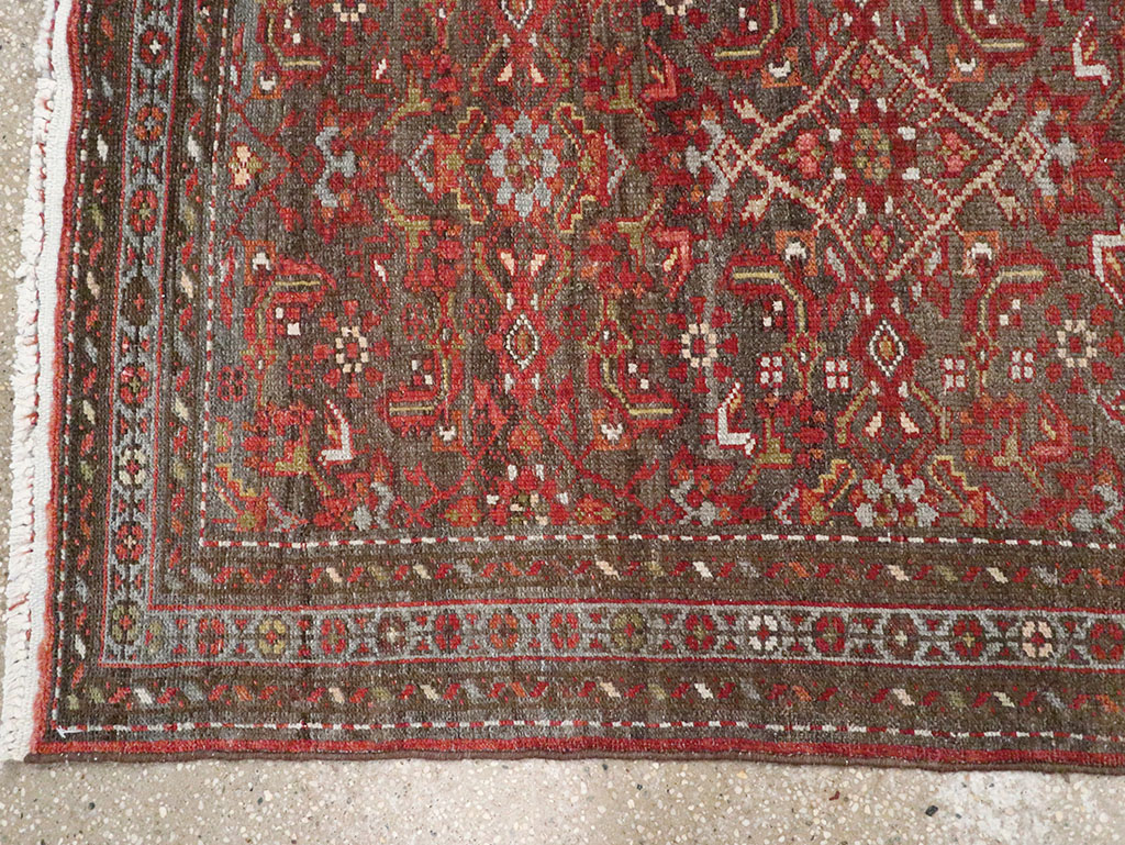 Vintage Persian Malayer Runner, No.22450 - Galerie Shabab